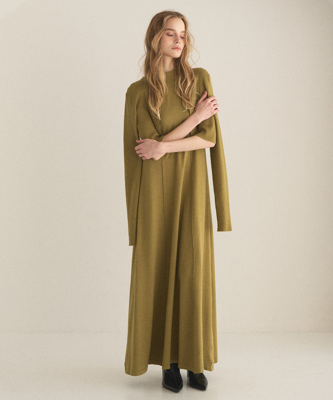Layer Cape Ensemble Dress