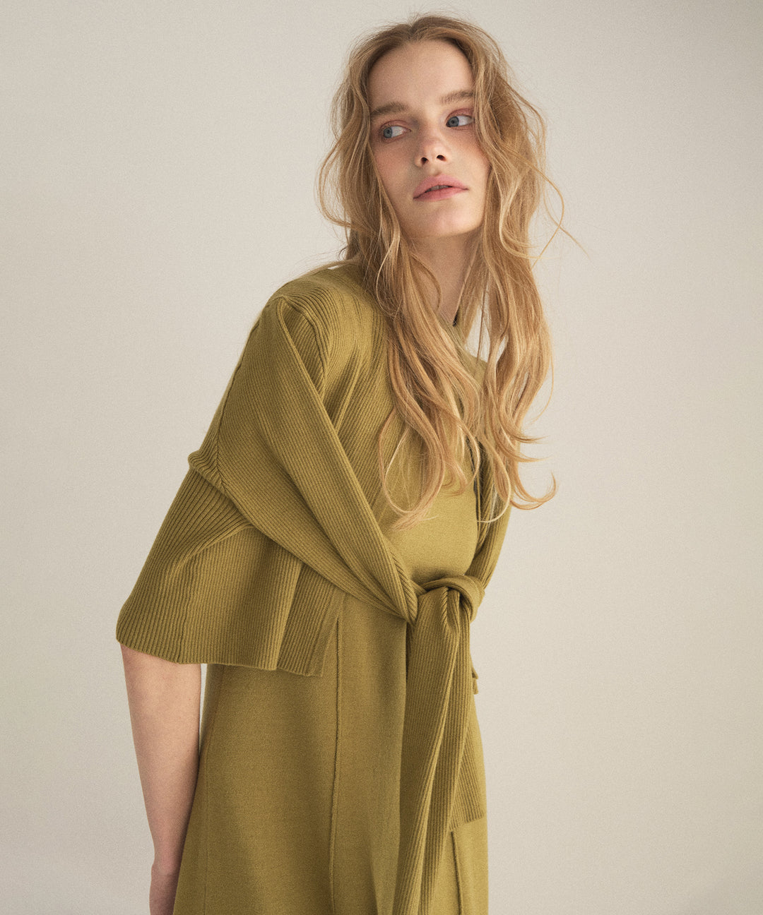 Layer Cape Ensemble Dress