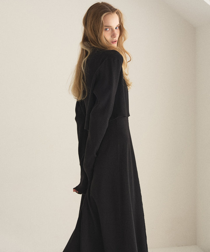 Layer Cape Ensemble Dress