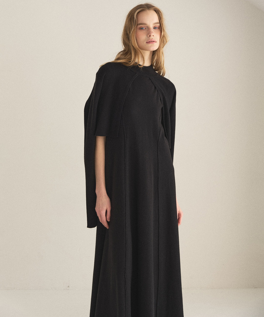 Layer Cape Ensemble Dress