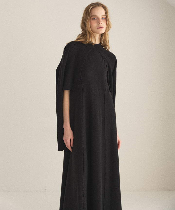 Layer Cape Ensemble Dress