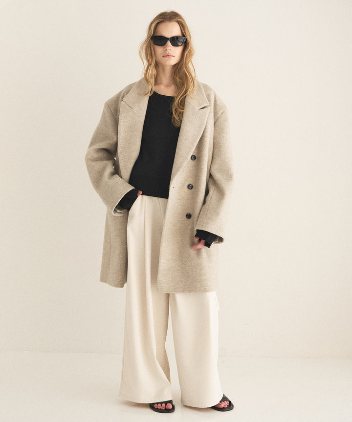 2way Tuck Glitter Knit Tops