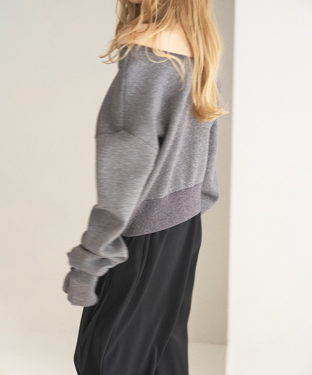 2way Tuck Glitter Knit Tops