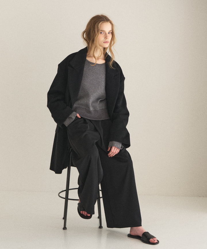 2way Tuck Glitter Knit Tops