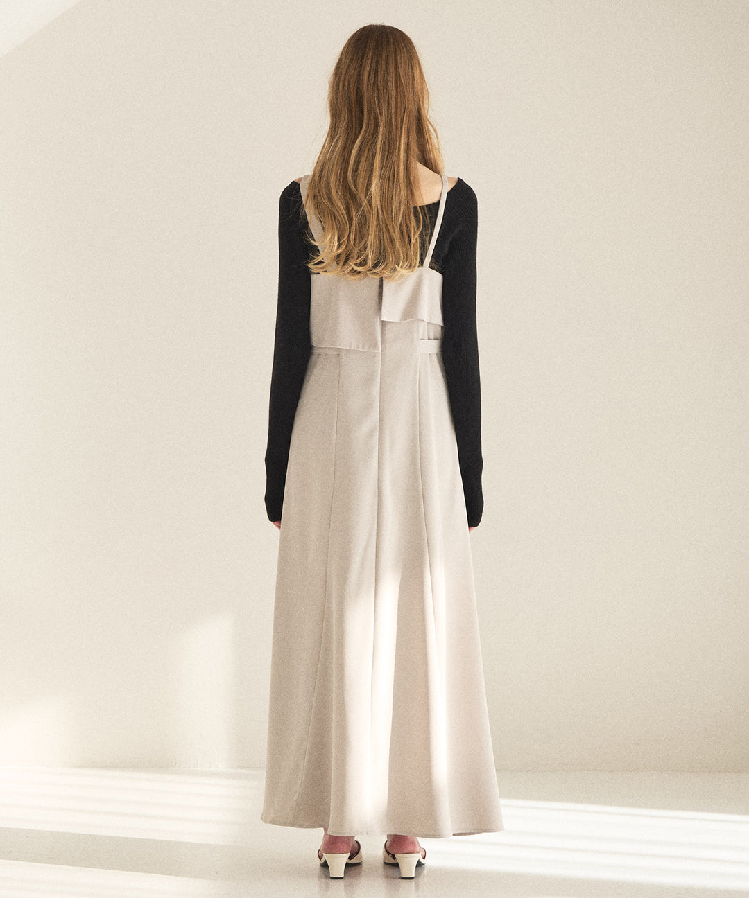 Panel Cover Belt Dress