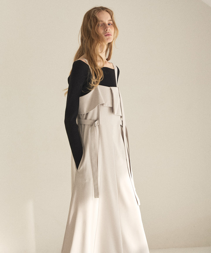 Panel Cover Belt Dress