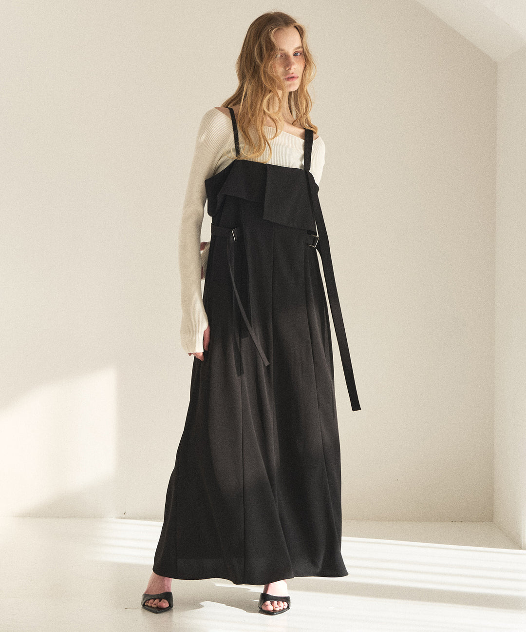 Panel Cover Belt Dress