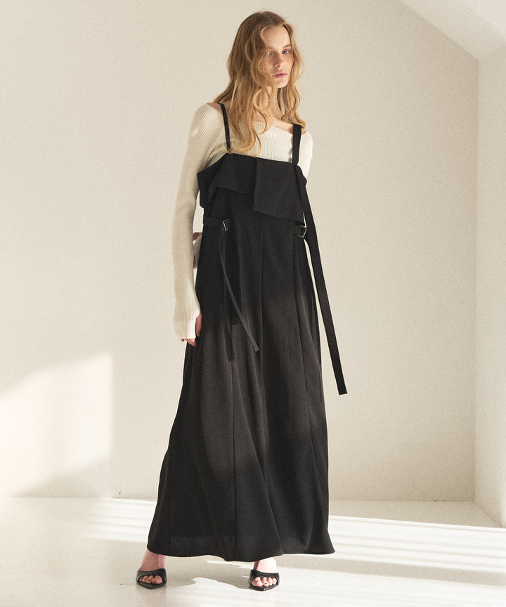 Panel Cover Belt Dress