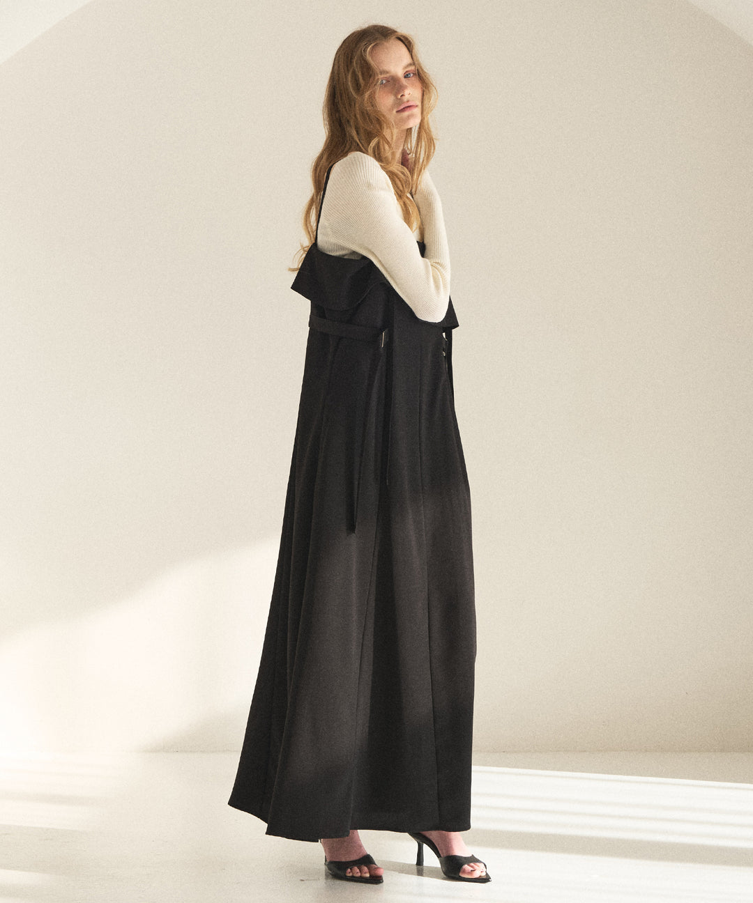 Panel Cover Belt Dress