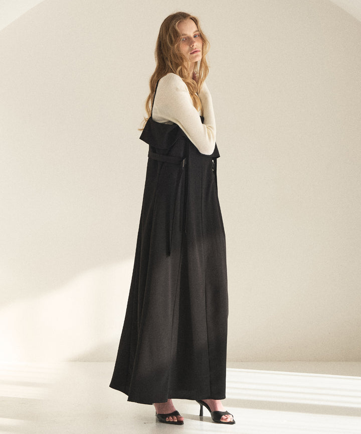 Panel Cover Belt Dress