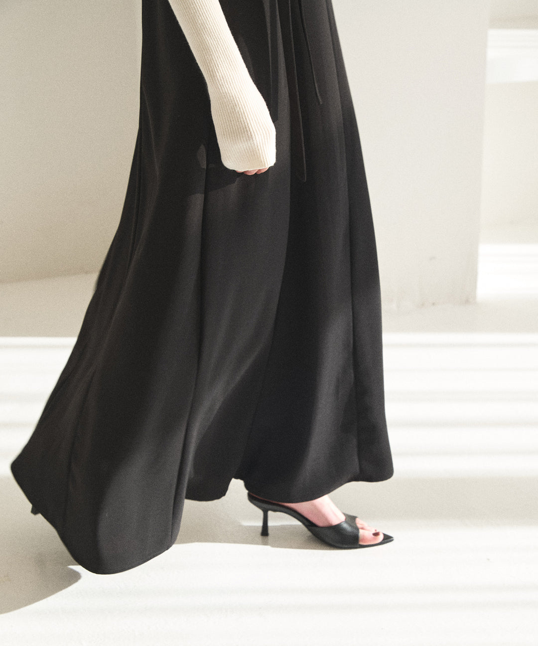 Panel Cover Belt Dress