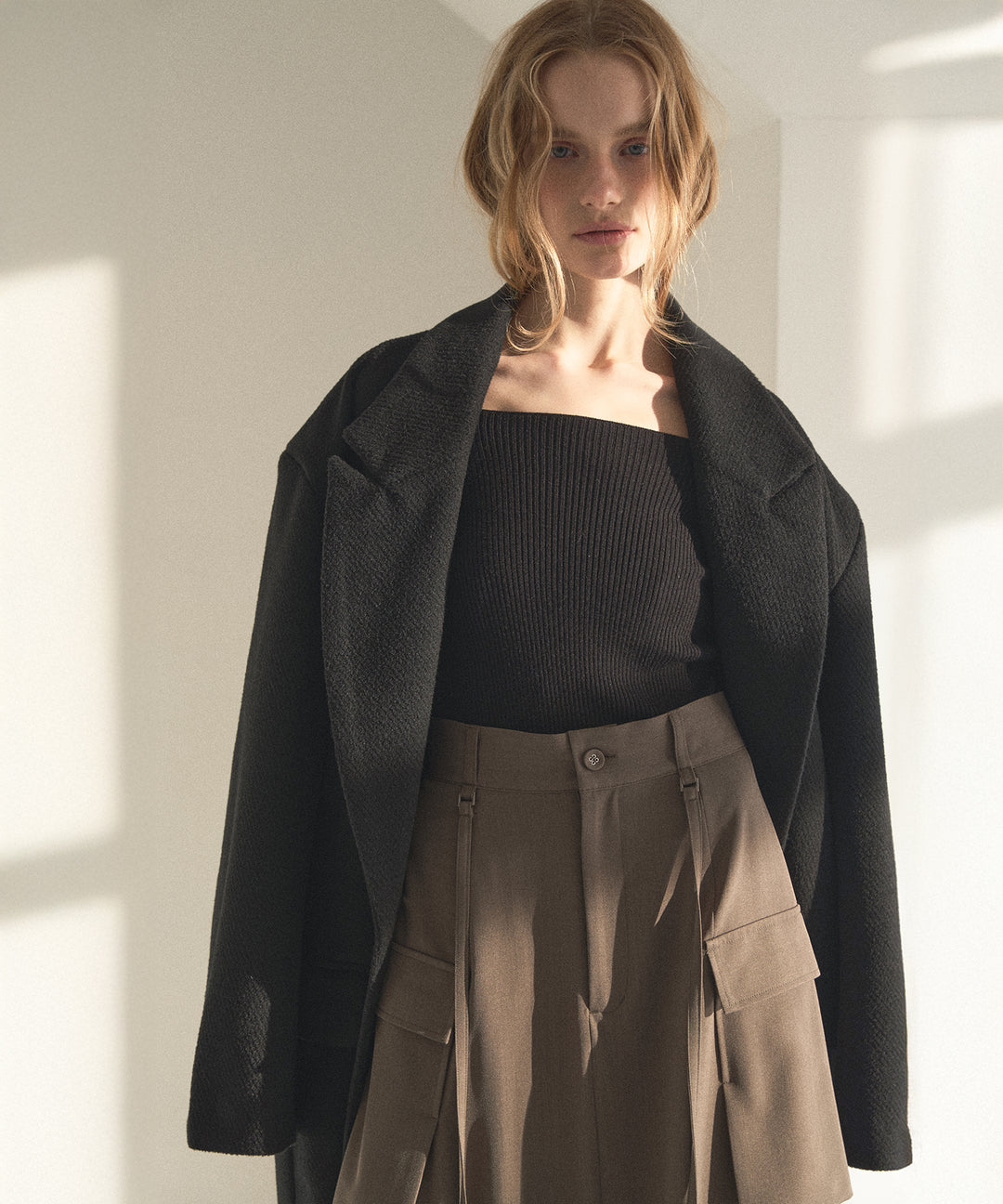 Safari Gather Flare Skirt