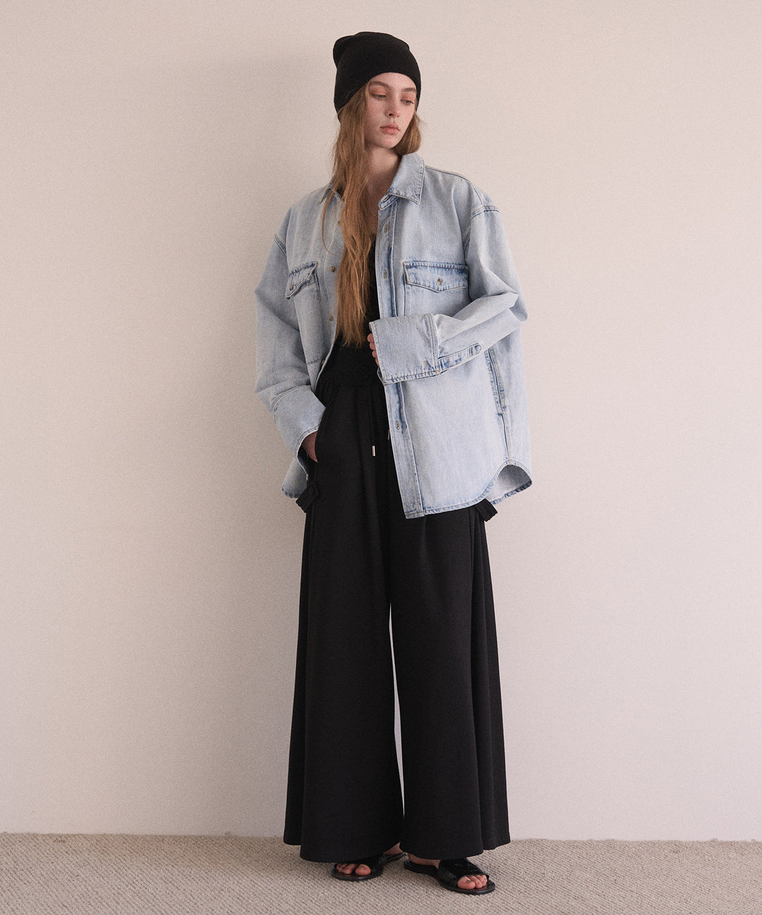 ICE Bleach Denim Shirt Jacket