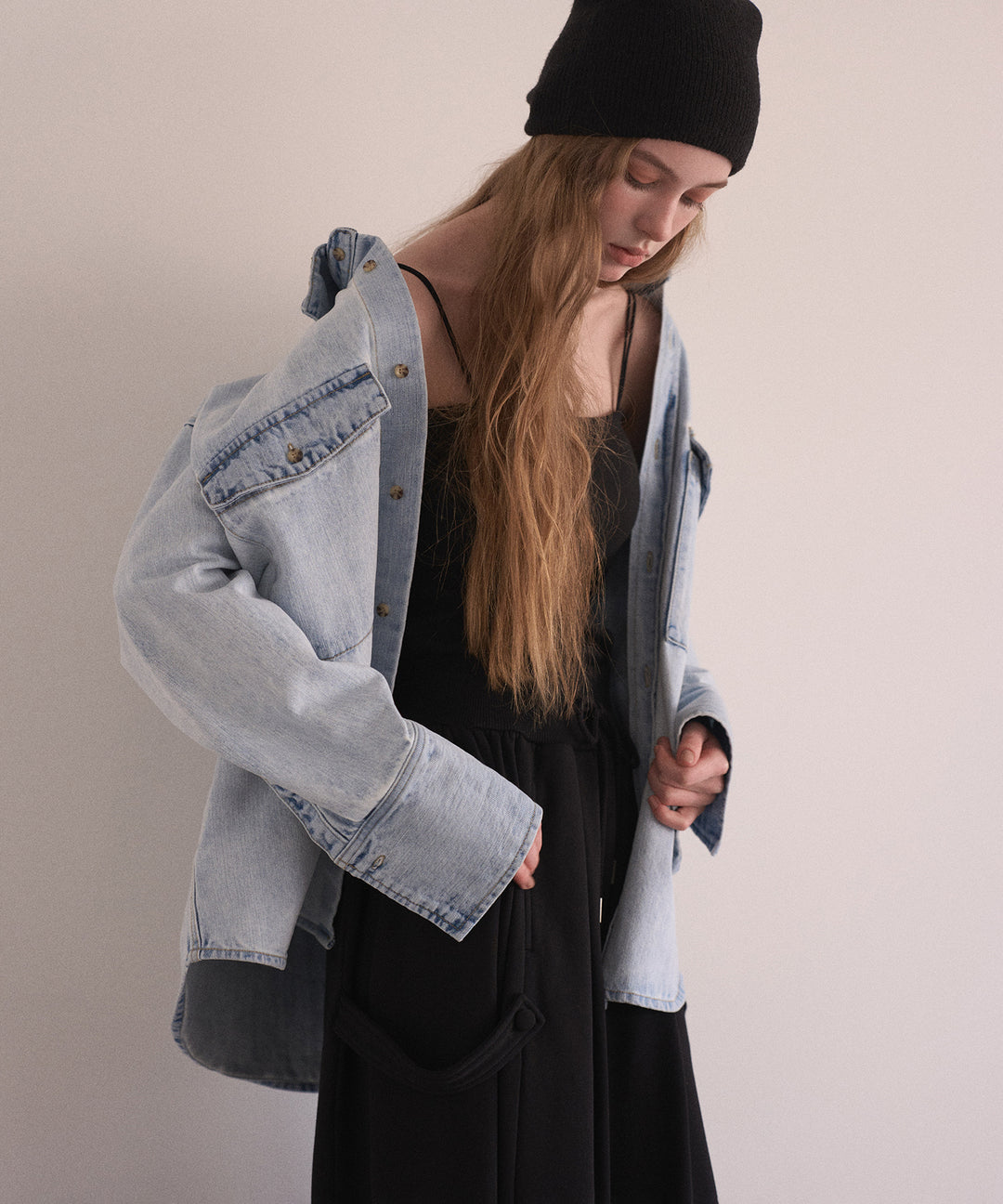 ICE Bleach Denim Shirt Jacket