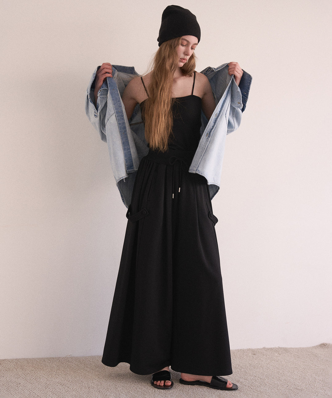 Wide Flare Sweat Pants