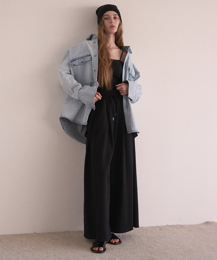 ICE Bleach Denim Shirt Jacket