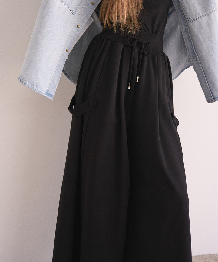 Wide Flare Sweat Pants