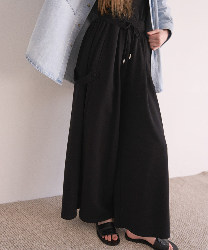 Wide Flare Sweat Pants