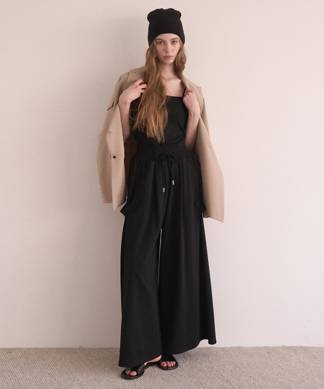 Wide Flare Sweat Pants