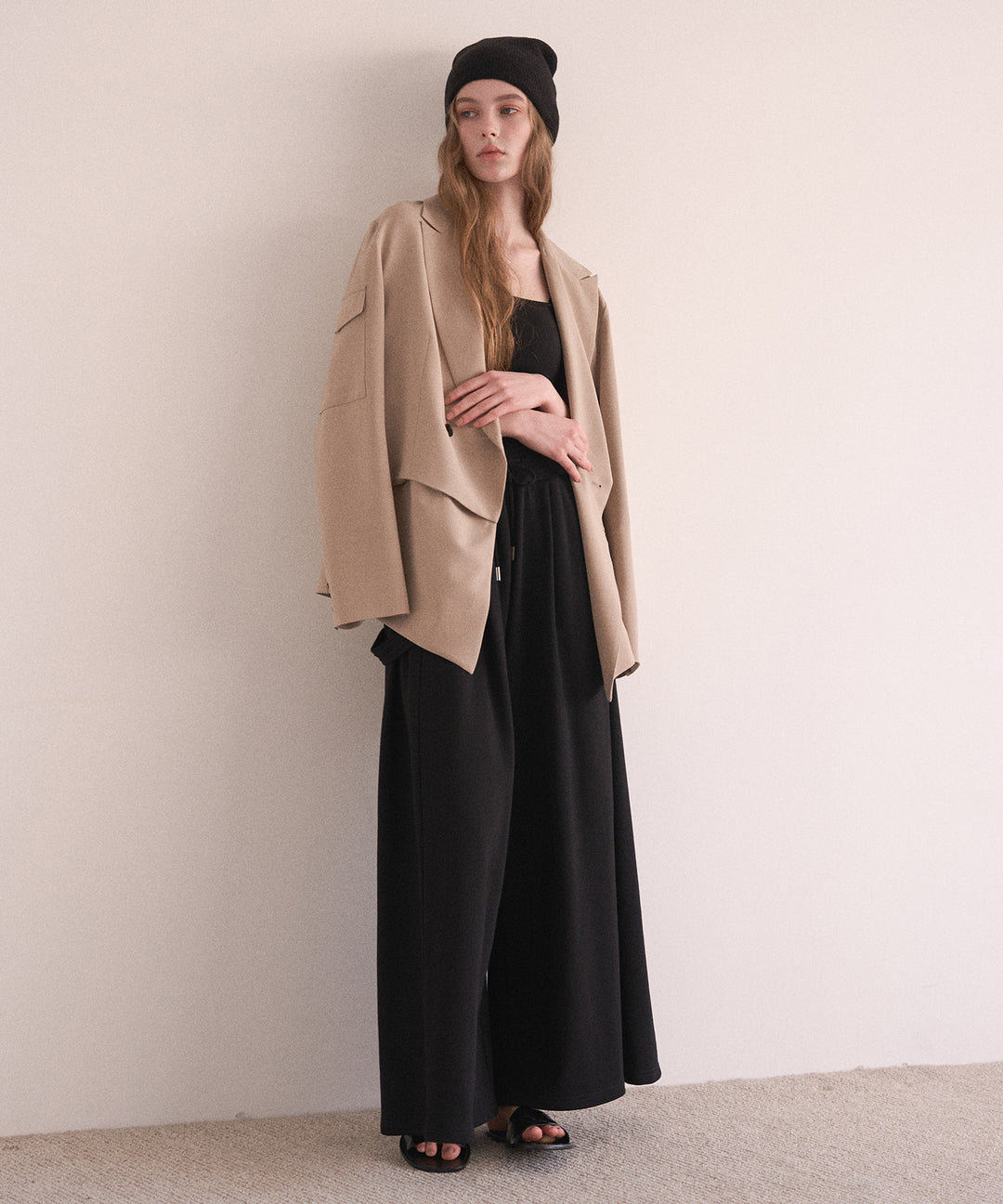 Peaked Lapel 2way Jacket