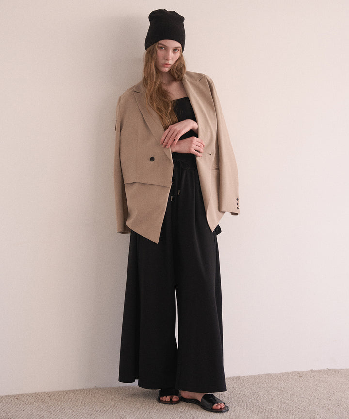 Wide Flare Sweat Pants