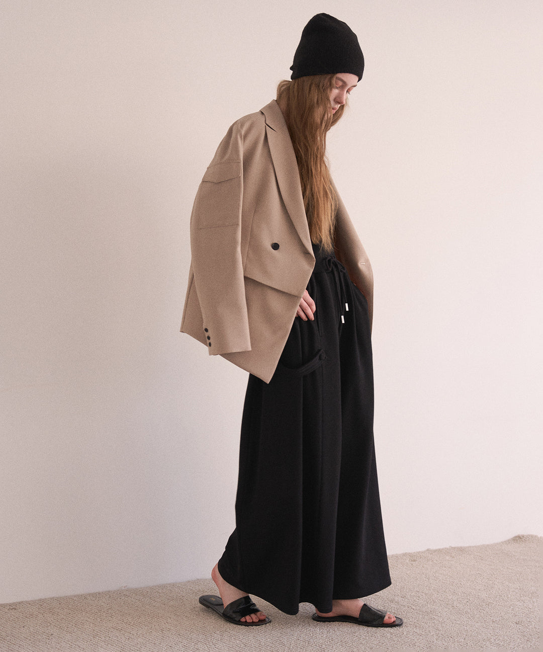 Wide Flare Sweat Pants