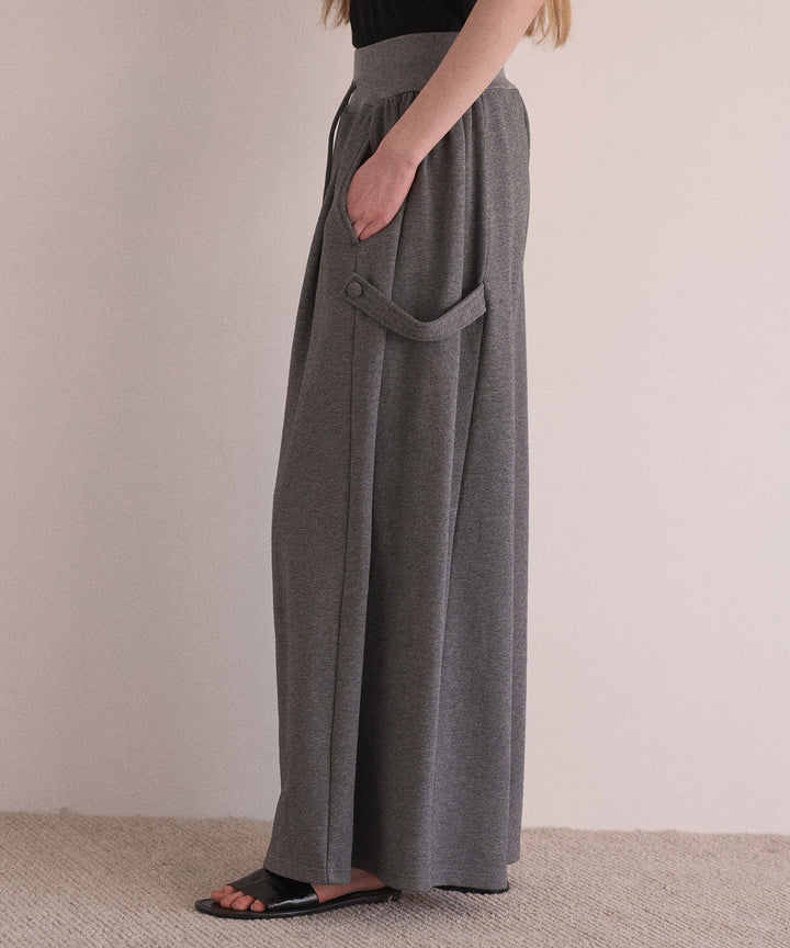 Wide Flare Sweat Pants