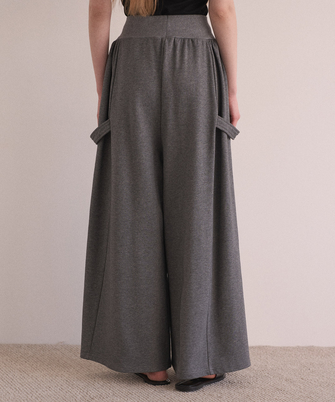 Wide Flare Sweat Pants