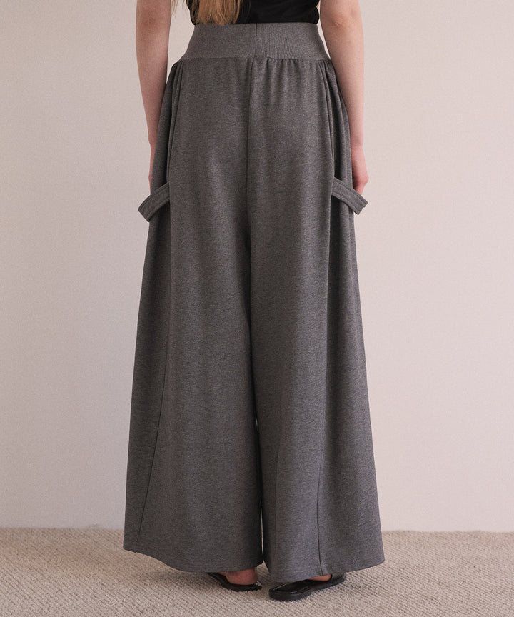 Wide Flare Sweat Pants