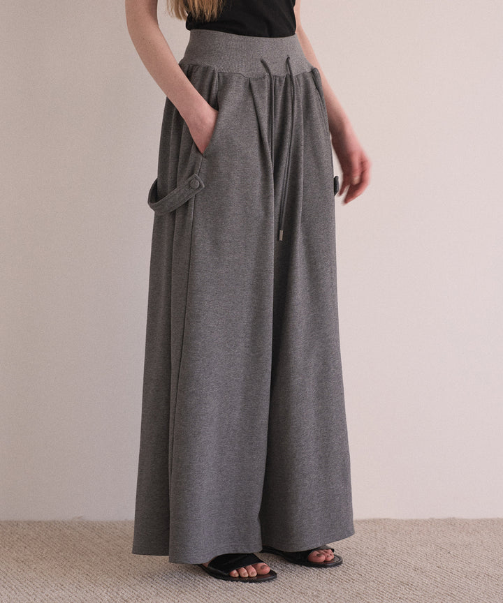 Wide Flare Sweat Pants
