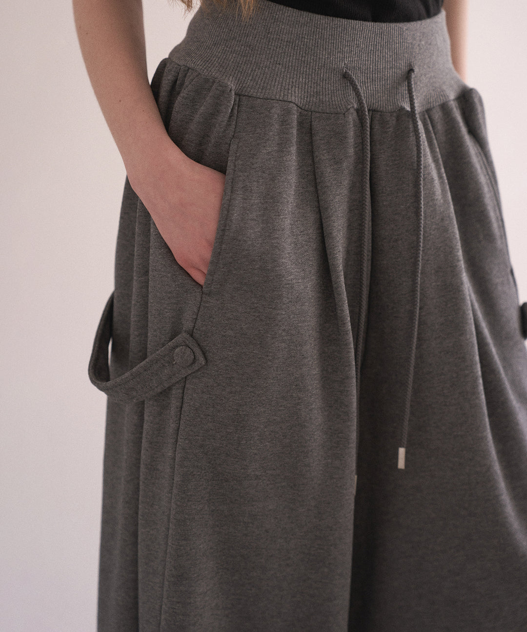 Wide Flare Sweat Pants