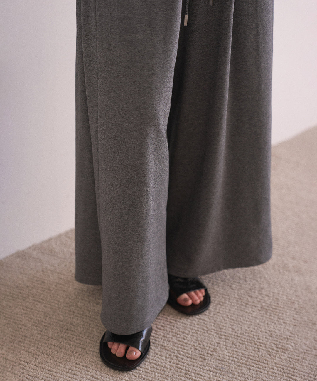 Wide Flare Sweat Pants