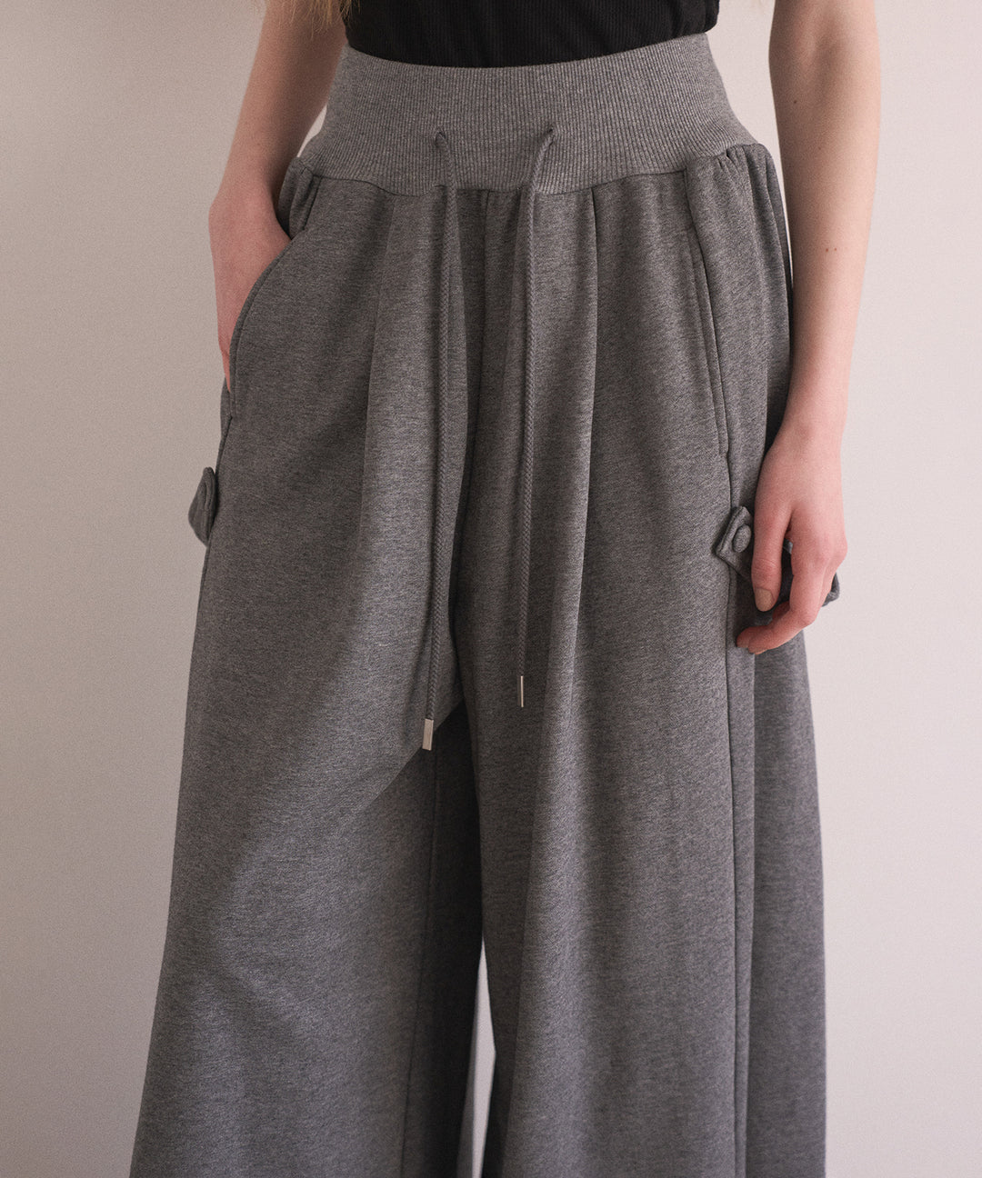 Wide Flare Sweat Pants