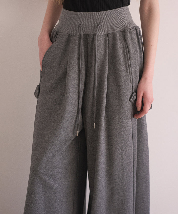 Wide Flare Sweat Pants