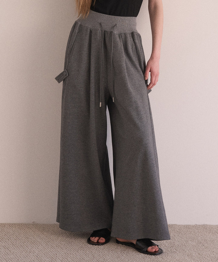 Wide Flare Sweat Pants