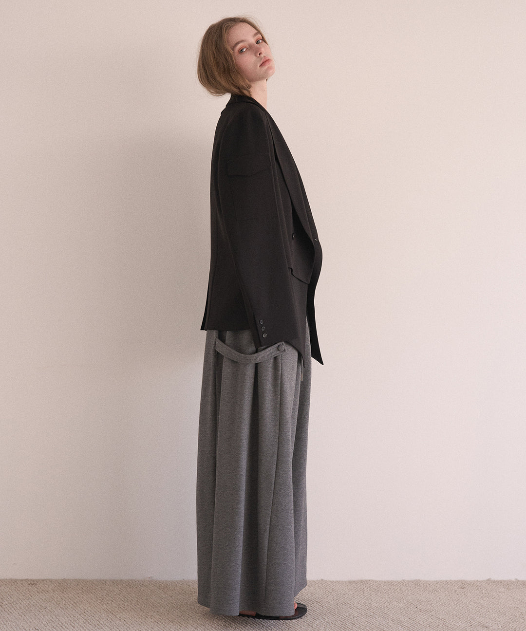 Wide Flare Sweat Pants