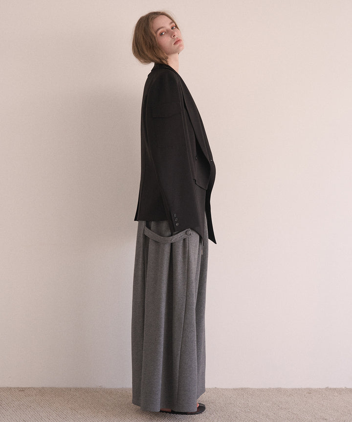 Wide Flare Sweat Pants