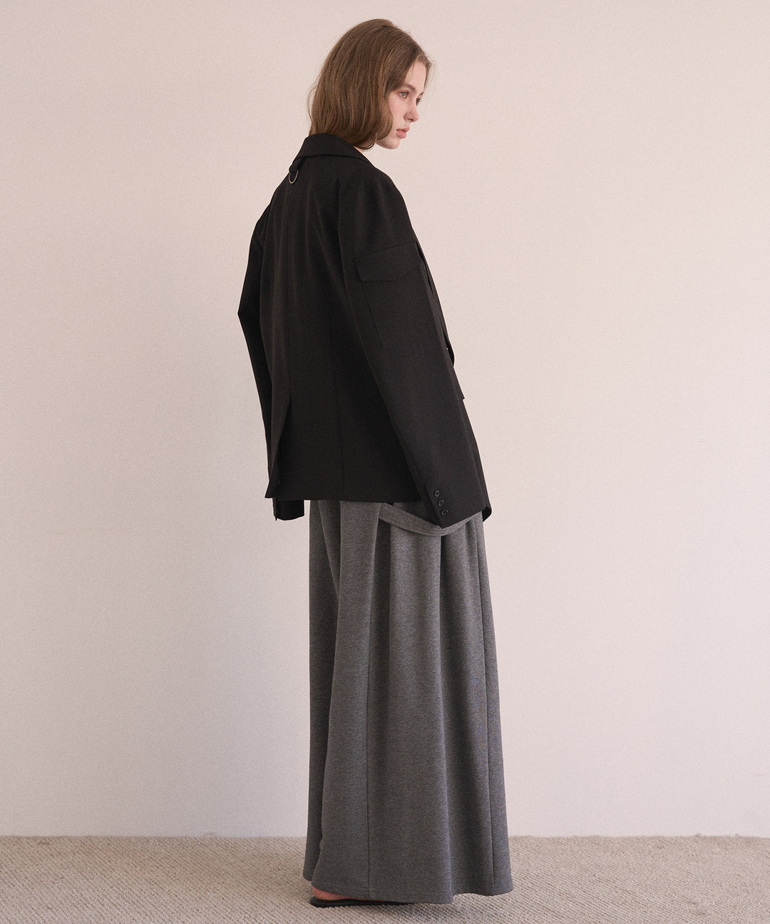 Wide Flare Sweat Pants