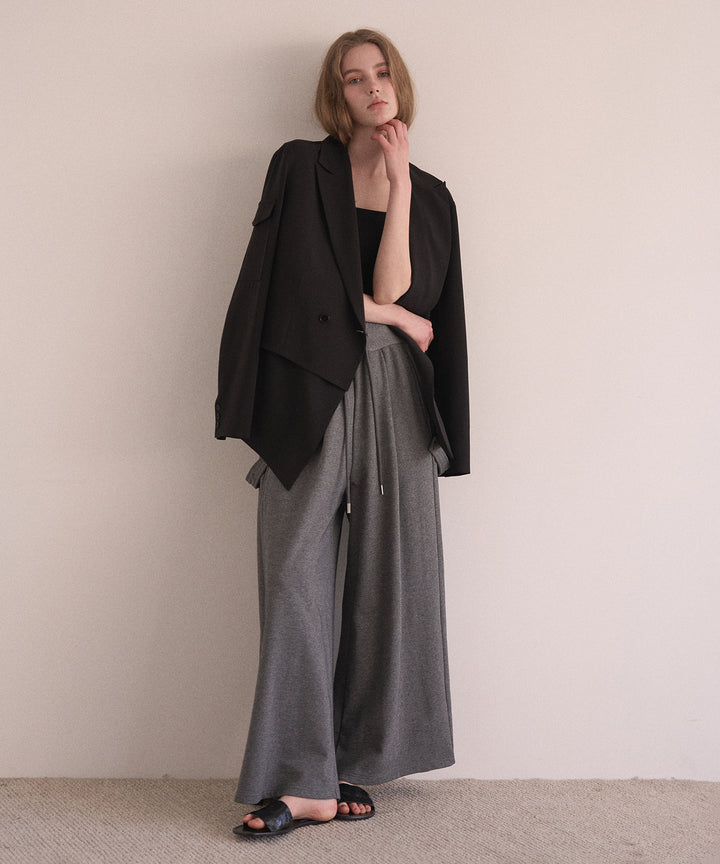 Peaked Lapel 2way Jacket