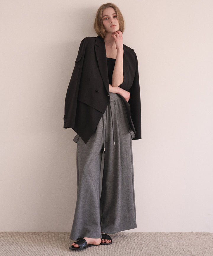 Wide Flare Sweat Pants