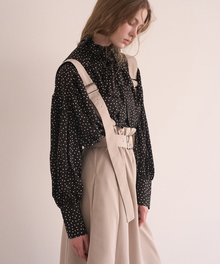 Belt Flare Form Skirt