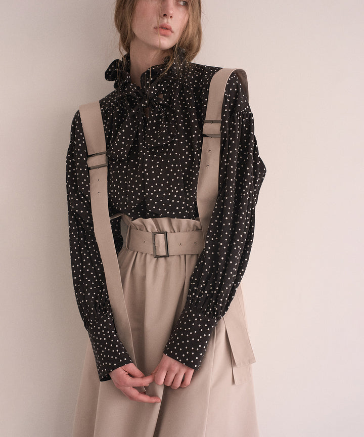 Belt Flare Form Skirt