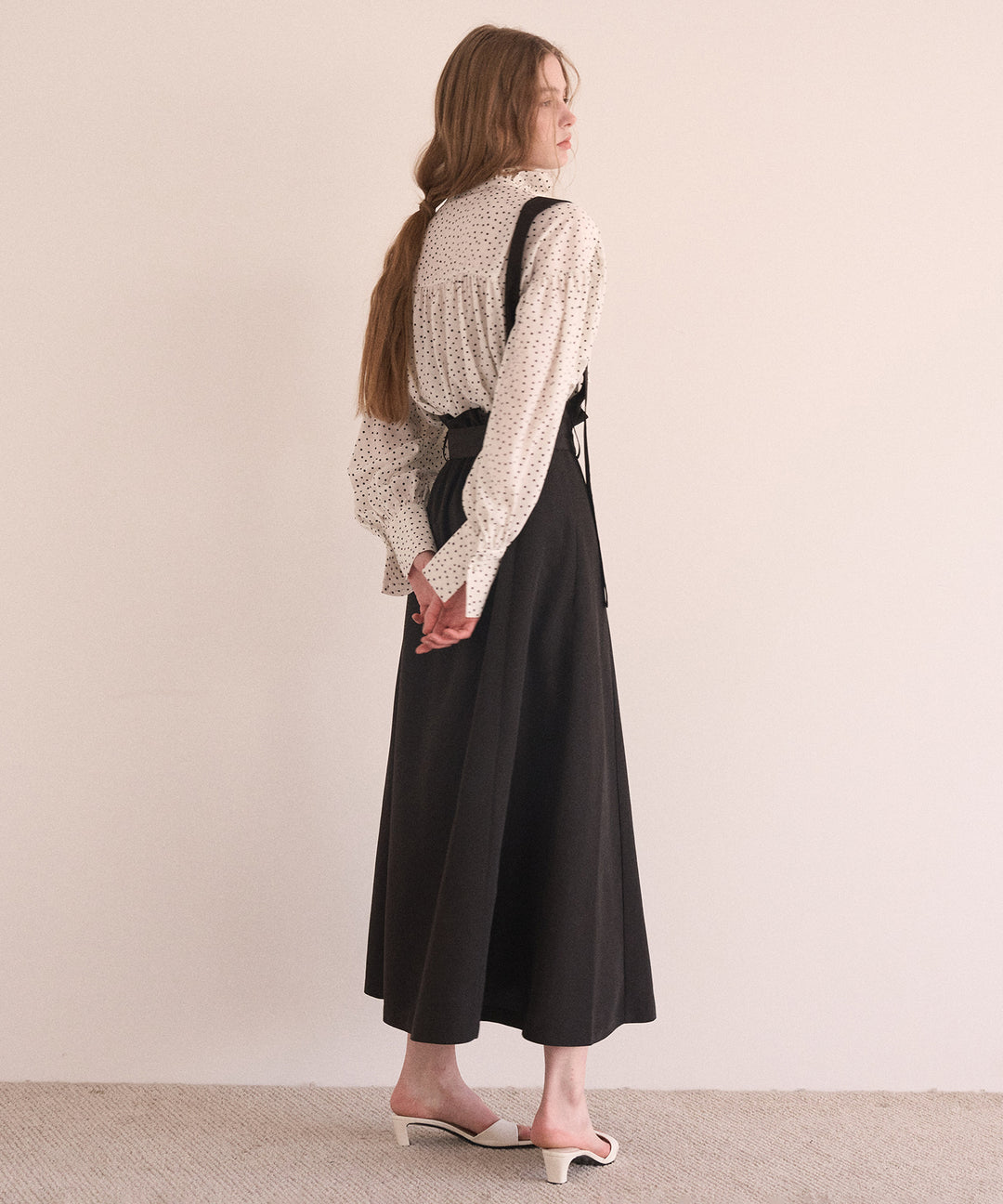 Belt Flare Form Skirt