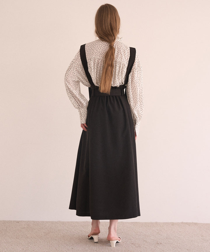 Belt Flare Form Skirt