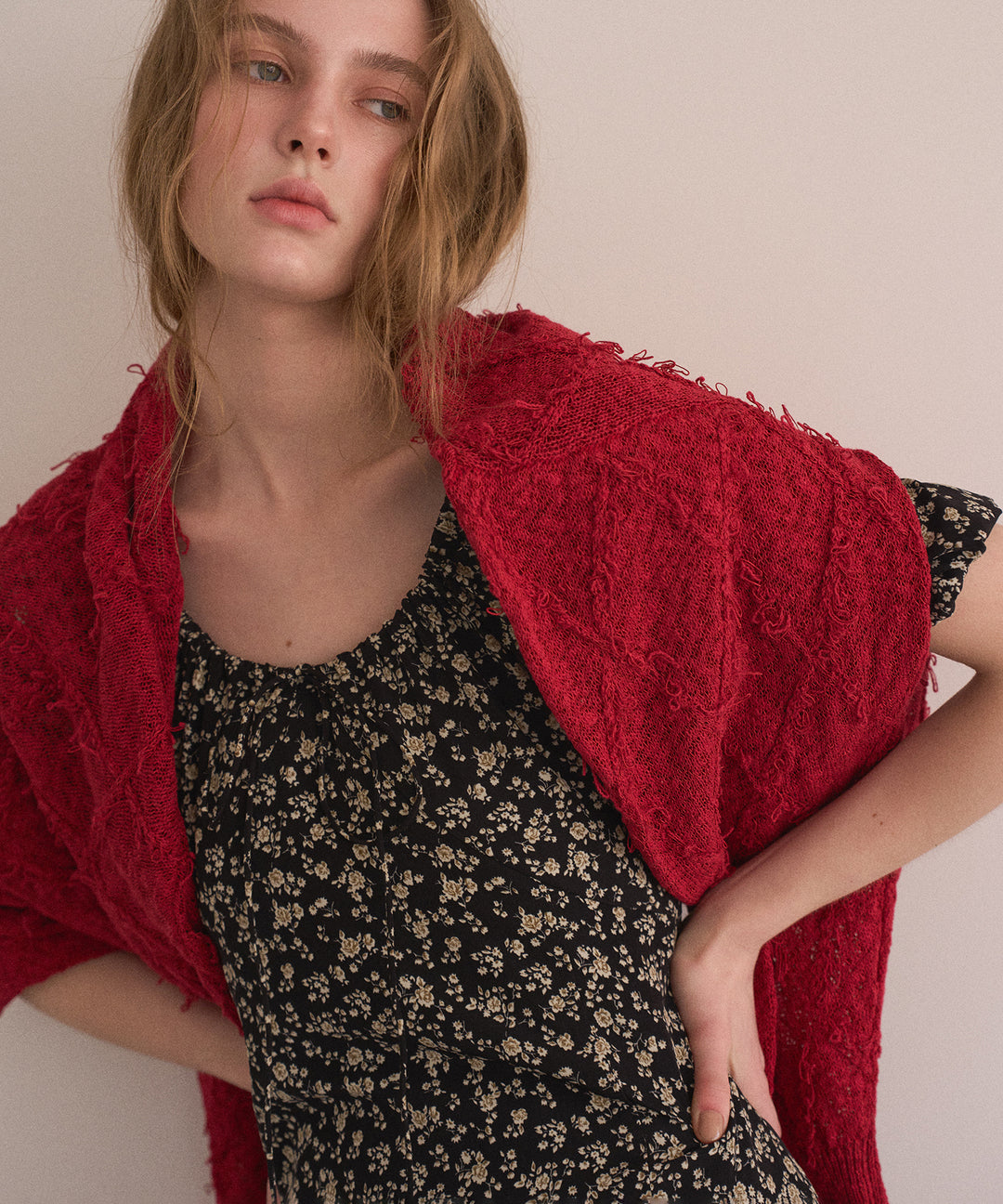 ANNETTE Floral Puff Dress