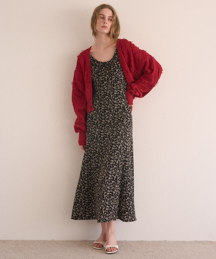 ANNETTE Floral Puff Dress