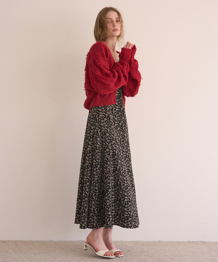 ANNETTE Floral Puff Dress