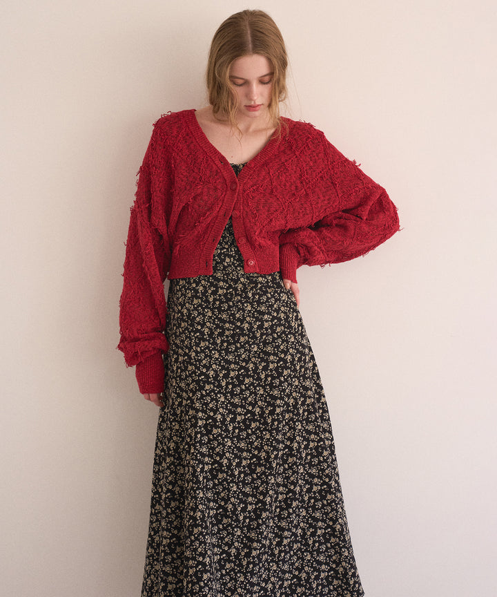 ANNETTE Floral Puff Dress