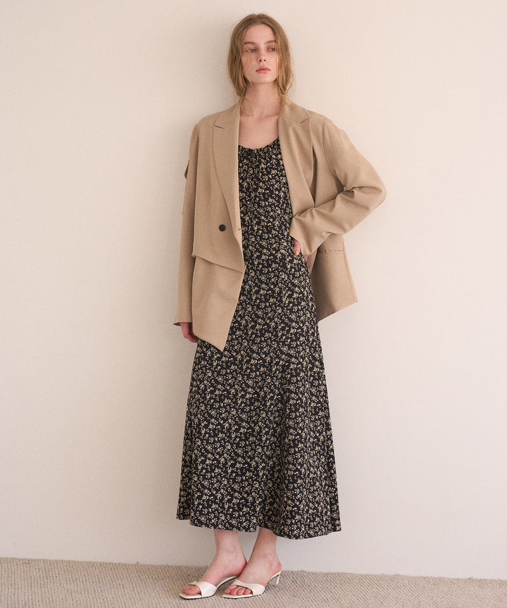 ANNETTE Floral Puff Dress