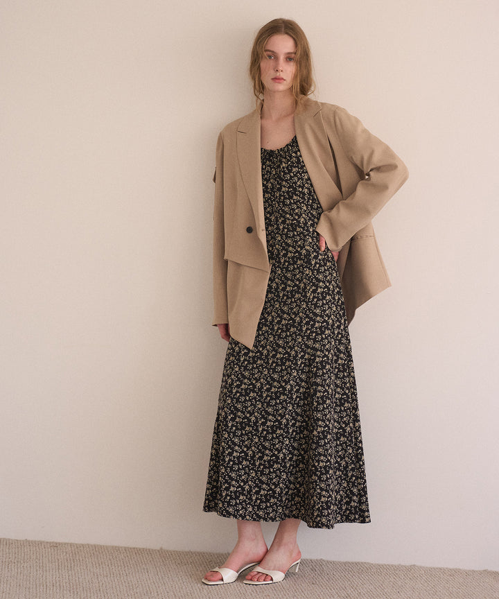 Peaked Lapel 2way Jacket